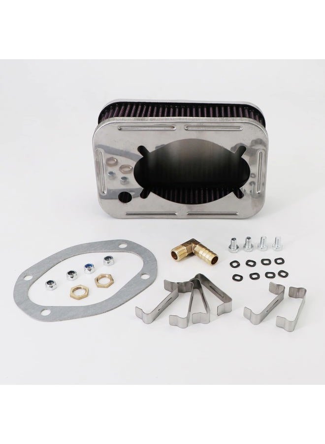 kipa Air Filter assembly for Weber DFEV DFAV 32/36 Washable Air Filter Cleaner 1 7/8" Tall 99217.472 - Image 3