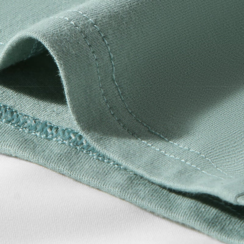 Autumn Winter Hello Mens Cotton Graphene Antibacterial Boxers Green  - Image 5