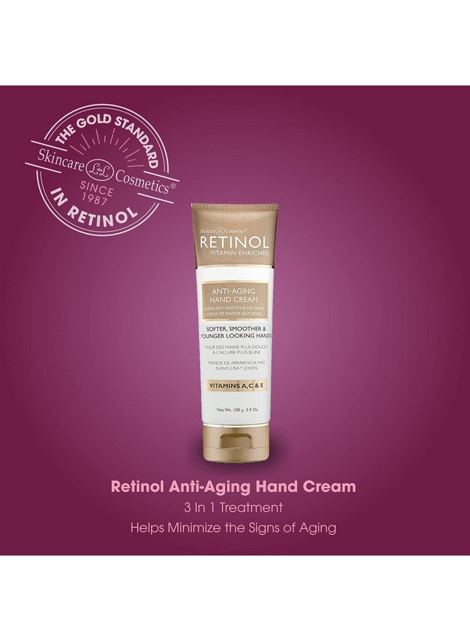 Retinol Anti-Aging Hand Cream - The Original Brand For Younger Looking Hands -Rich, Velvety Hand Cream Conditions & Protects Skin, Nails & Cuticles - Vitamin A Minimizes Age’s Effect on Skin - Image 3