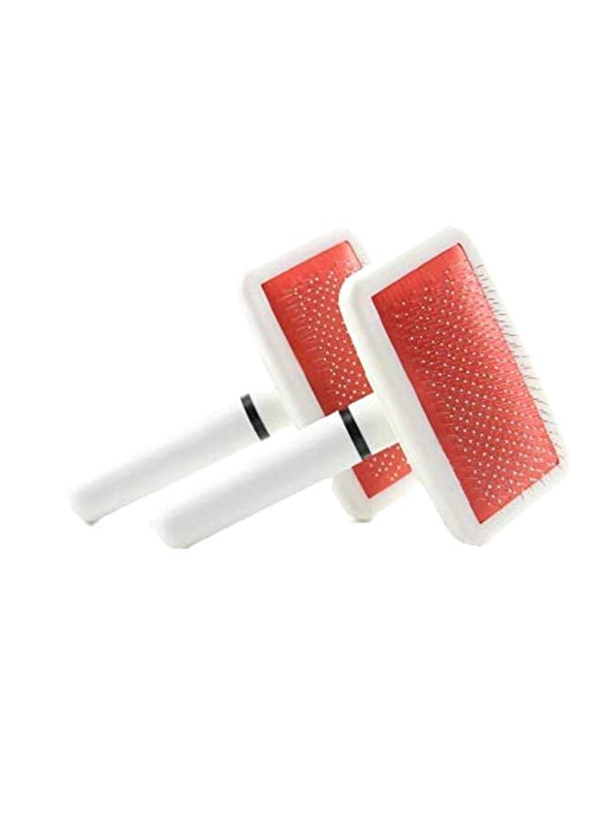 NIBEMINENT 2-Piece Popular Hair Removal Brush White/Red - Image 1