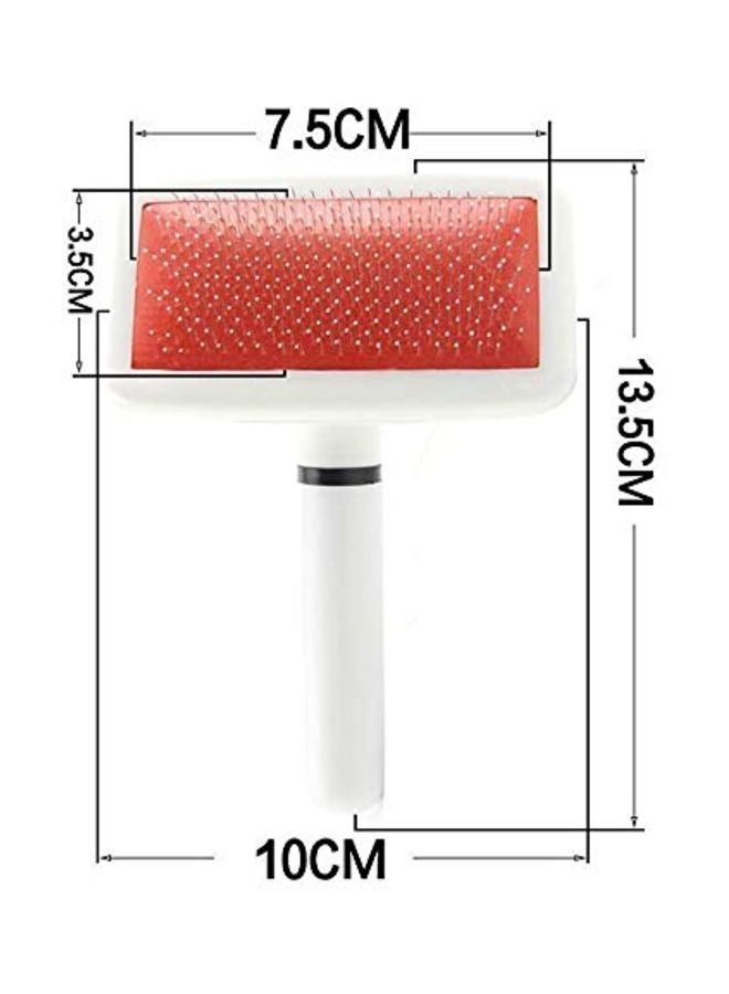 NIBEMINENT 2-Piece Popular Hair Removal Brush White/Red - Image 2