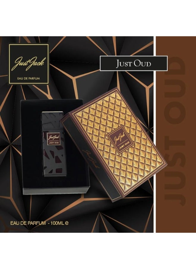 Just Jack Just Oud Eau De Parfum for Men - 100ml | Elegant, Exotic Fragrance for Every Occasion  - Image 3