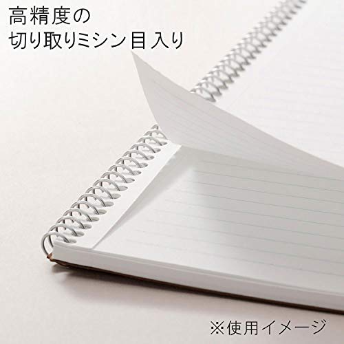 Maruman N235 Ring Notebook, 0.2 inches (6.5 mm), Ruled, Basic, A4, 40 Sheets - Image 2