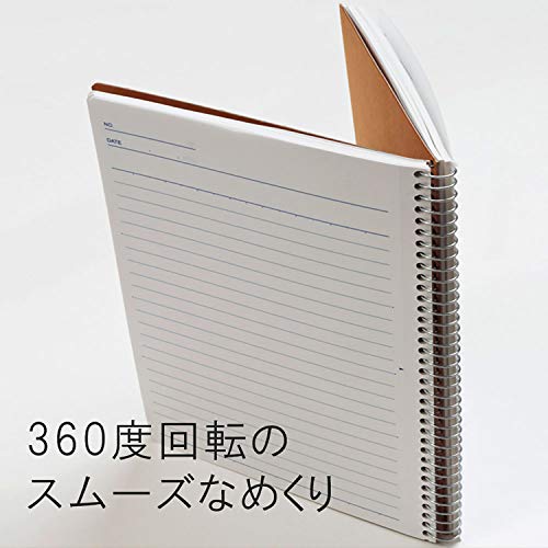 Maruman N235 Ring Notebook, 0.2 inches (6.5 mm), Ruled, Basic, A4, 40 Sheets - Image 4