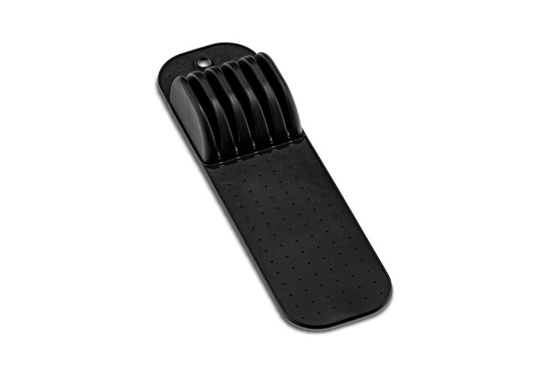 Madesmart Premium Antimicrobial Classic Small In-Drawer Knife Mat  Soft-Grip  Non-Slip Drawer Organizer  Long-Lasting Home Organization  Epa Certified  Carbon - Image 2