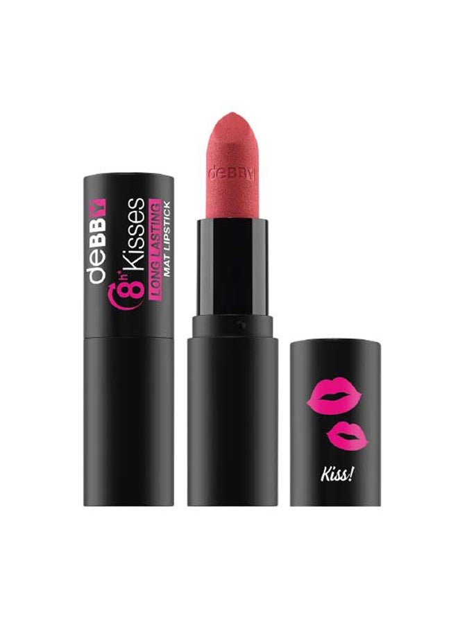 Debby 8H Long Lasting Mat Lipstick 05 Honest Geranium 