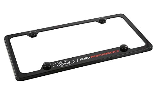 Ford License Frame Inc. Ford Performance Wordmark Black Coated Metal License Plate Frame Holder - Image 4