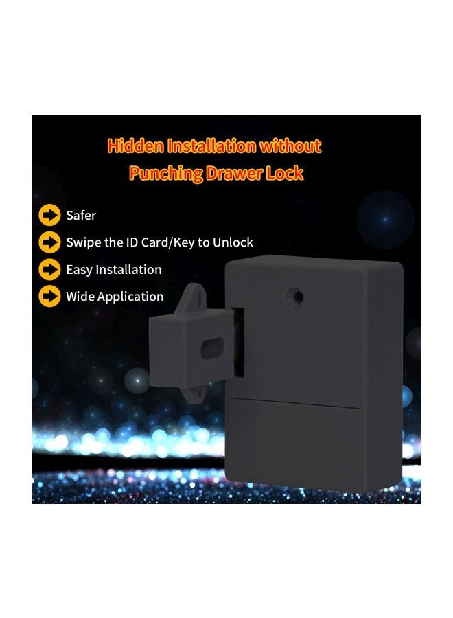 NIBEMINENT Smart Sensor Cabinet Lock System Black 8.5x6.3x2.9cm - Image 3
