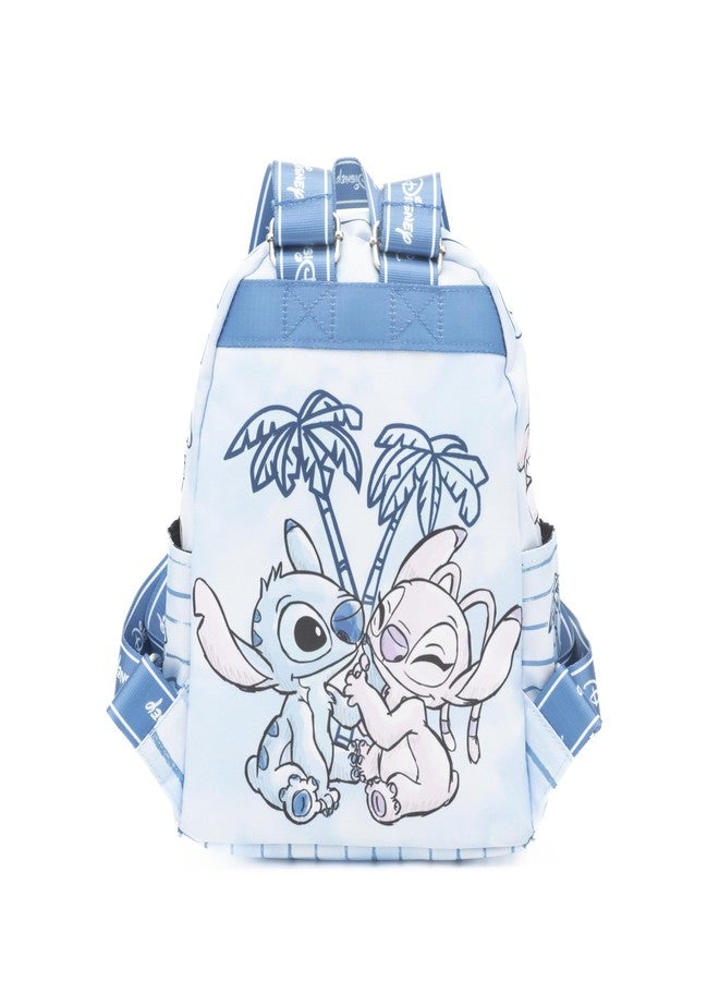 Wondapop - Stitch 13"" Nylon Daypack, Blue - Image 2