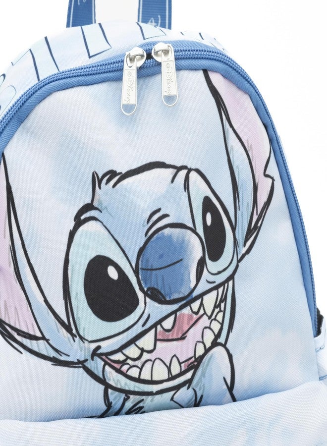 Wondapop - Stitch 13"" Nylon Daypack, Blue - Image 3