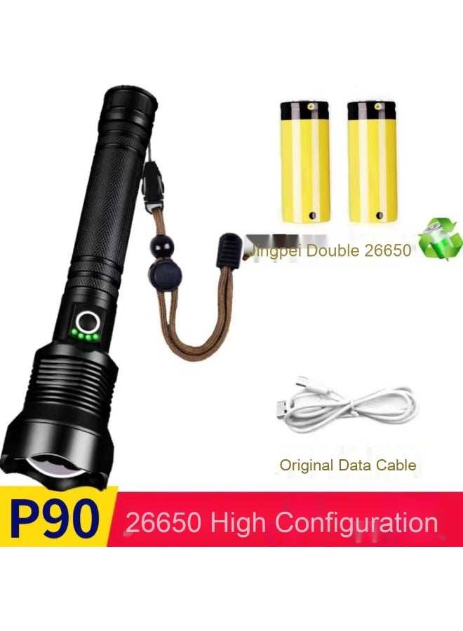 NIBEMINENT P90 Powerful Quad-Core LED Flashlight