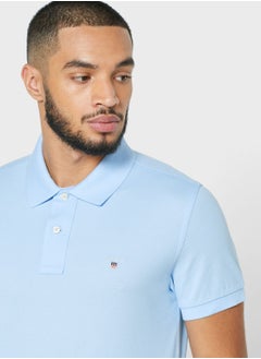 GANT Chest Logo Slim Fit Polo  - Image 3