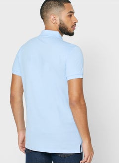 GANT Chest Logo Slim Fit Polo  - Image 2