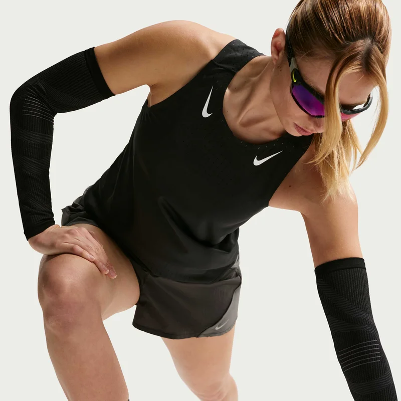 Nike Black Women's AeroSwift Dri-FIT ADV Running Tank Top for Women | Best Price UAE