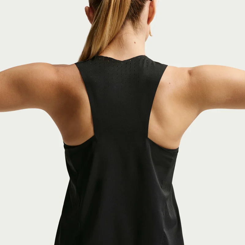 Nike Black Women's AeroSwift Dri-FIT ADV Running Tank Top for Women | Best Price UAE