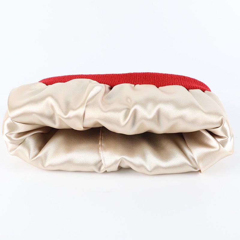 Warm Knit Beanie with Silk Lining - Image 3