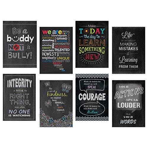 Creative Teaching Press CTP Inspire U 8-Poster Chalk It Up! Pack, Classroom Posters, 13 3/8” x 19” Each (Creative Teaching Press 6686) - Image 5