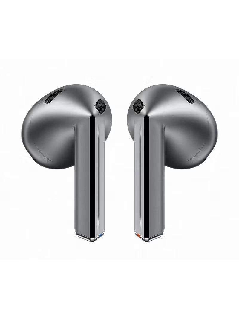 Samsung 48 mAh Galaxy Buds 3 Silver with Galaxy AI Powered Real-time Interpreter | 24-bit Hi-Fi Audio | Up to 36H Battery | IP57 Silver - Image 2