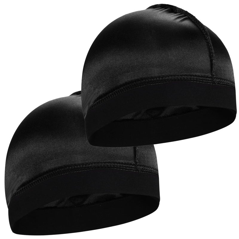 Roybens 2PCS Silky Stocking Wave Cap for Men, Good Compression Over Durag ï¼ˆThick Hair Styleï¼‰ - Image 1