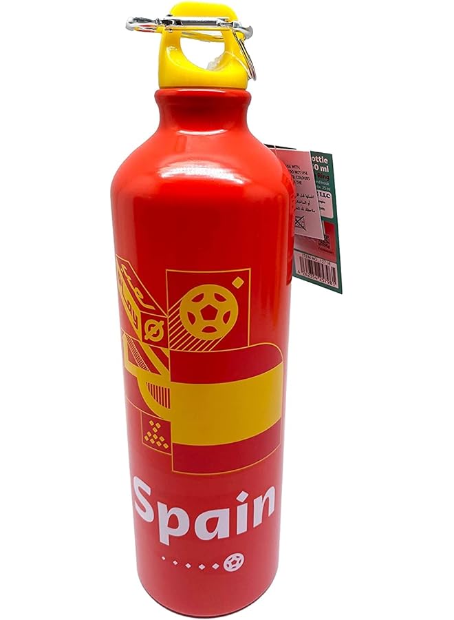 فيفا كانتري زجاجة مياه بحلقة ألومنيوم سعة 750 مل أسبانيا - Image 1