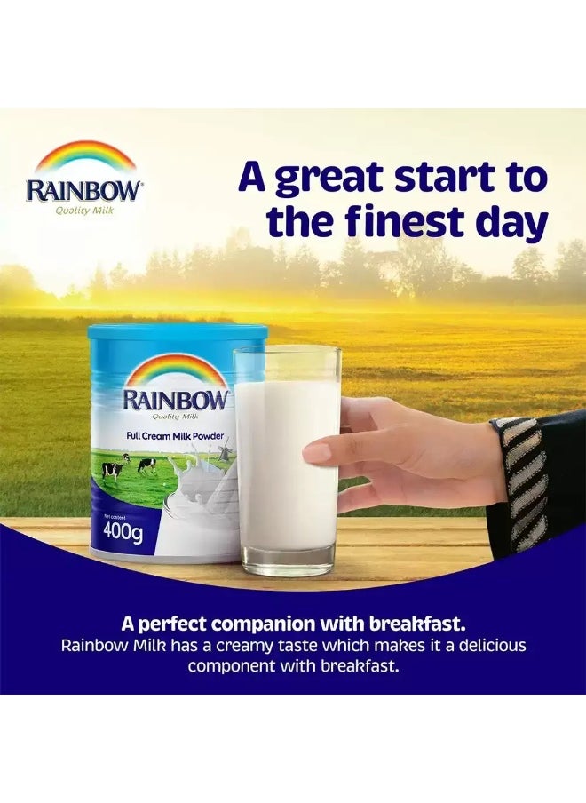 Rainbow Rainbow Quality Full Cream Milk Powder- 400 gm  - Image 3