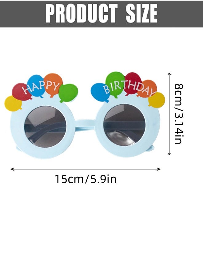 ShebSheb 3PCS  Birthday Party Balloons Glasses For Men Women Kids，Costume Glasses For  Party Decorations,   Birthday Party  - Image 2