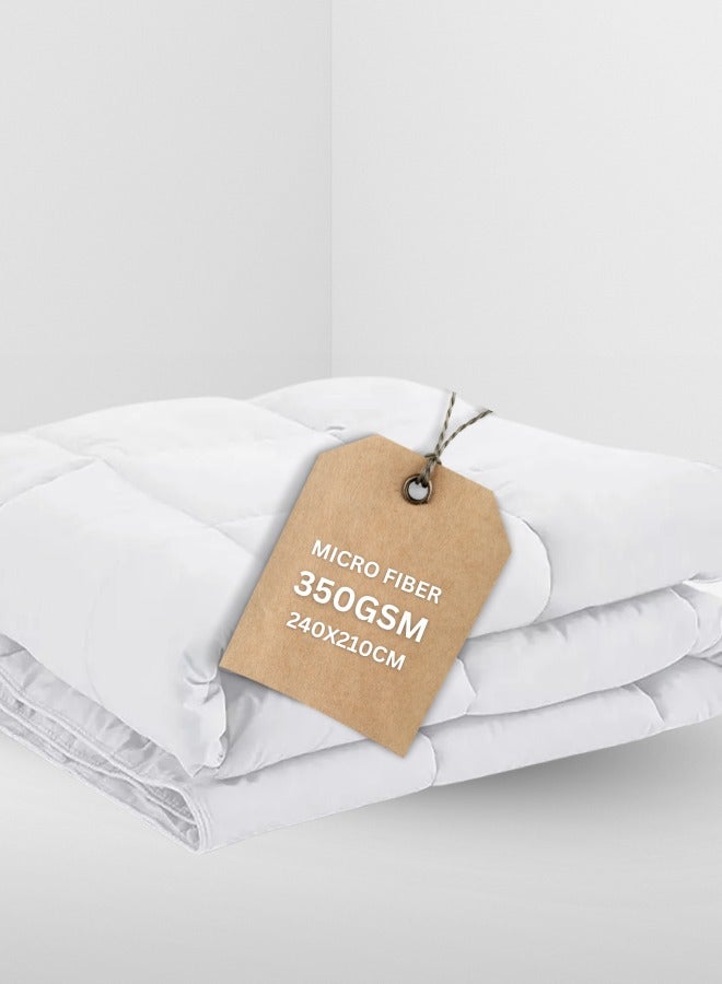 بيرل كوست Premium Micro Fiber  Duvet – 240X230cm –Micro Fiber Fill – 350 GSM - Image 1
