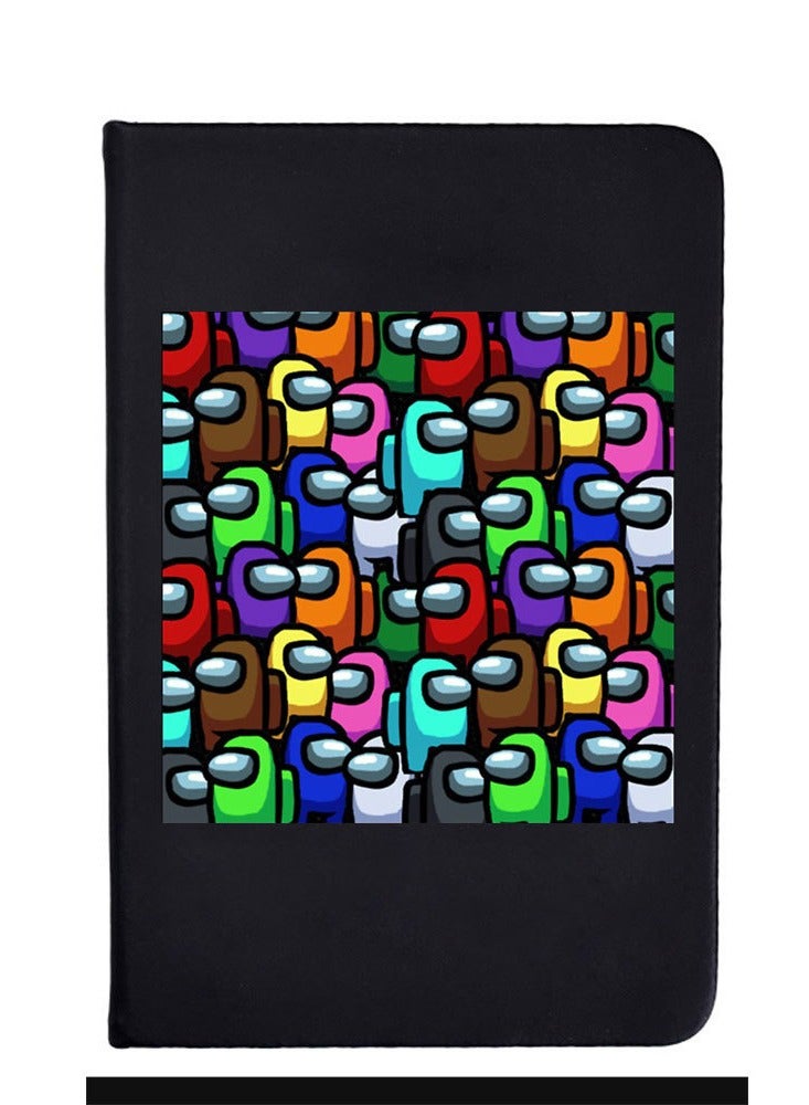 Nariele Among Us Black Matte Minimalist Cartoon Notebook