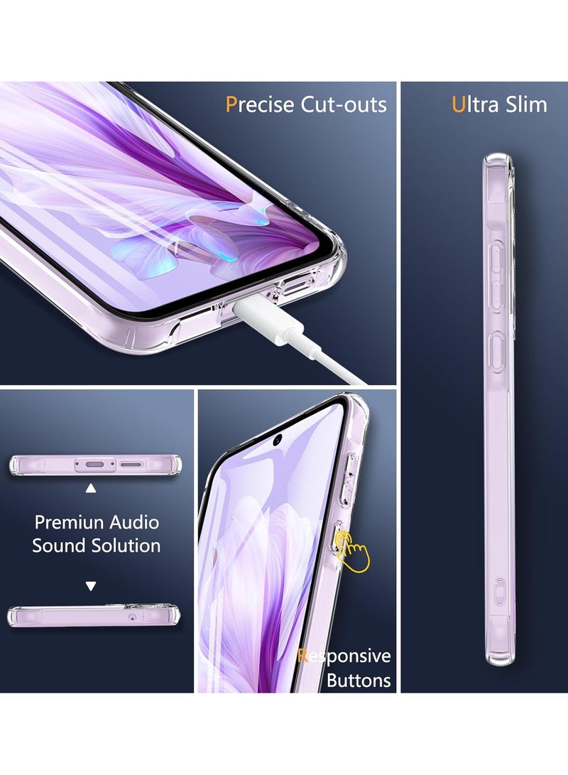 Techie Samsung Galaxy A55 5G Clear Case with MagSafe – Slim, Anti-Yellowing Cover with Camera Lens Protection, Magnetic Holder Compatible - Image 5