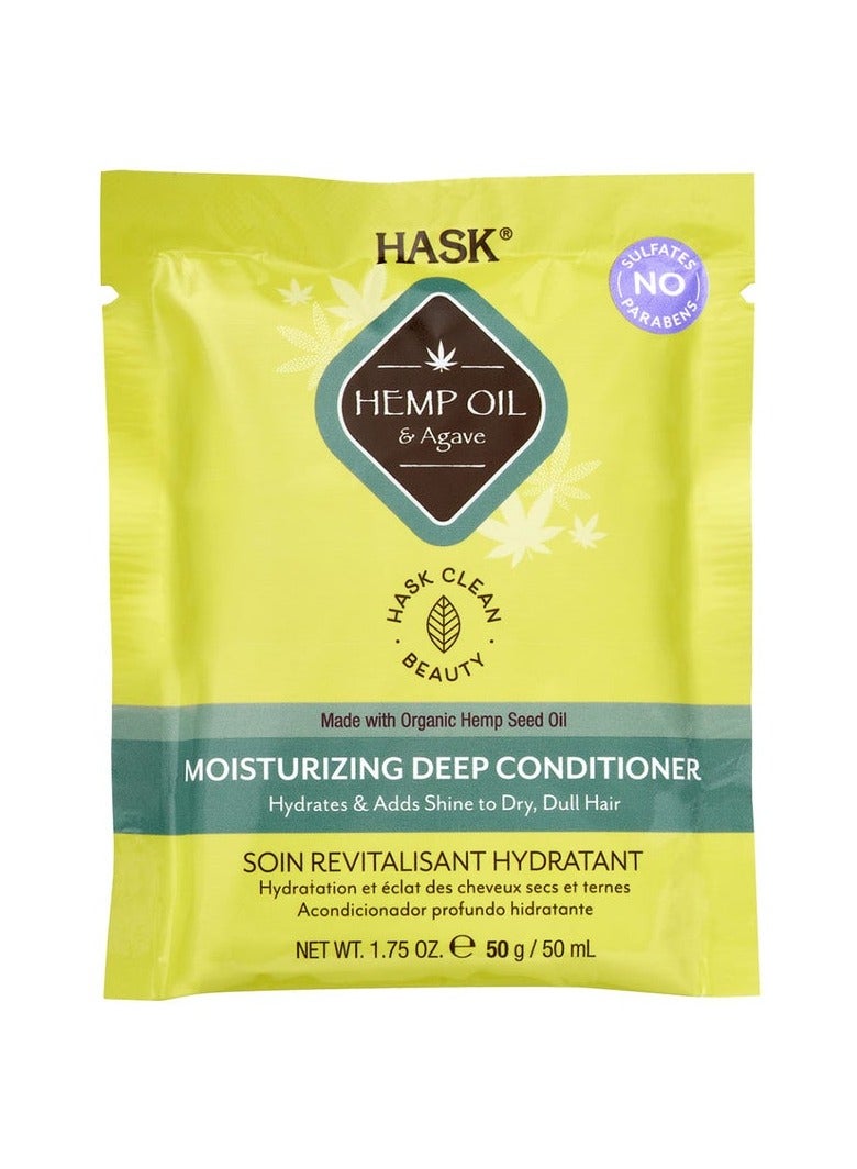 HASK Hask Hemp Oil & Agave Moisturizing Deep Conditioner 50G 