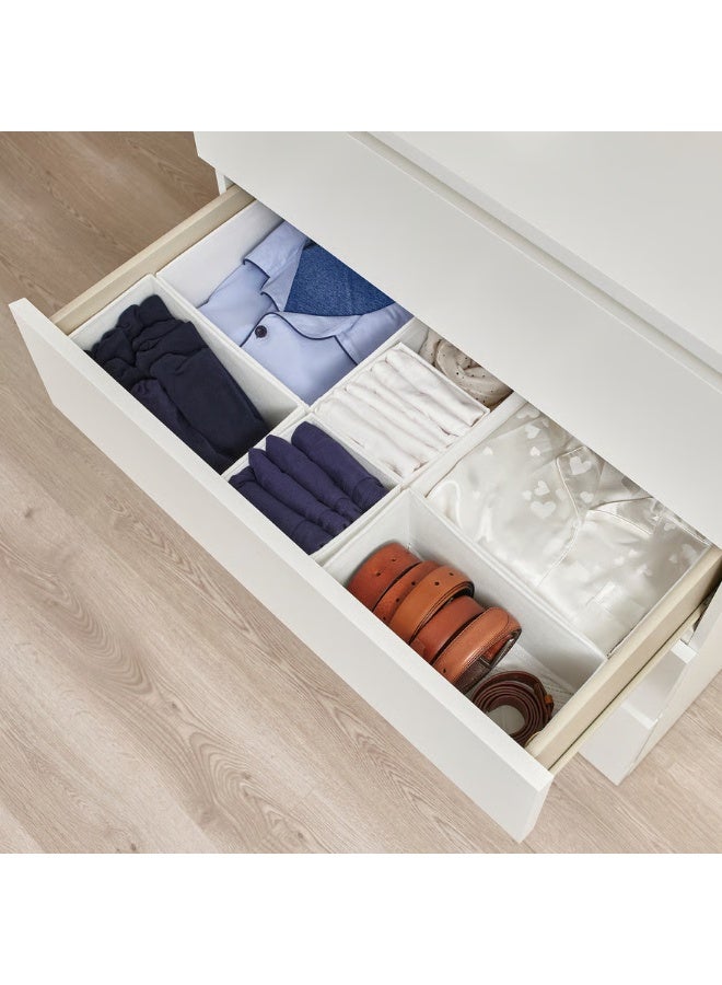 IKEA (IKEA) SKUBB Box Set of 6 – White, Foldable Drawer & Closet Organizers, Space-Saving Storage Solution - Image 1
