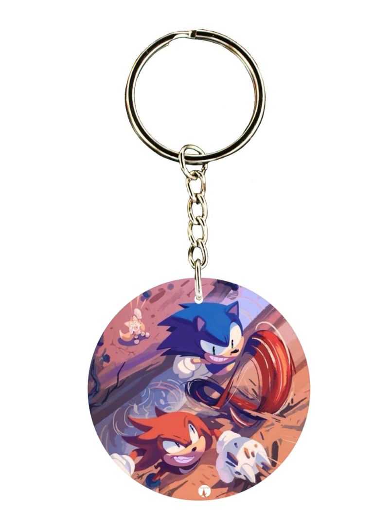 RKN Double Sided Sonic Printed Keychain