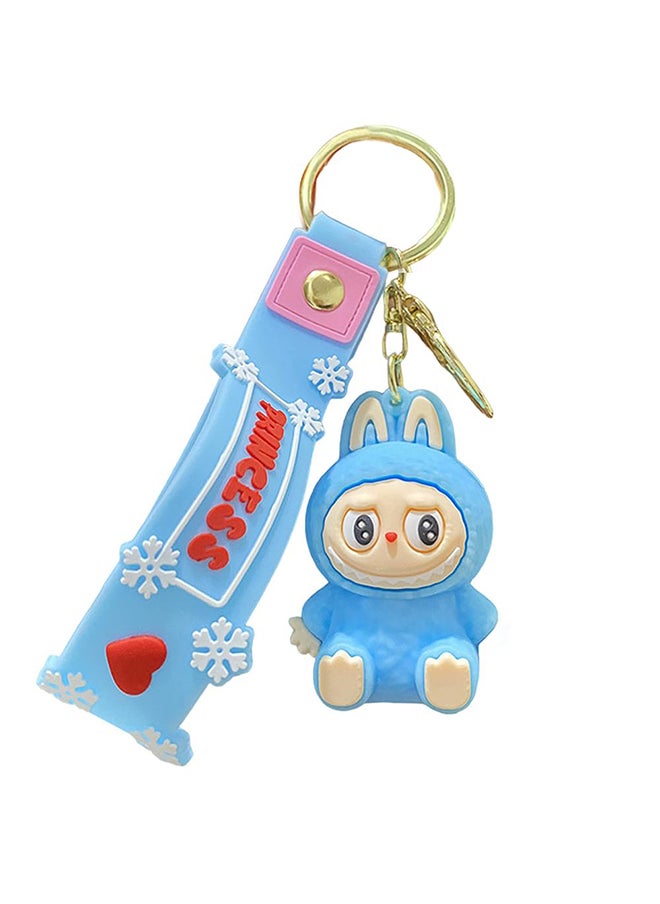 Labubu Keychain, Cute Labubu Doll Wristlet Accessories Kawaii Monster Key Chain Bag Charm Gift for Women  - Image 1