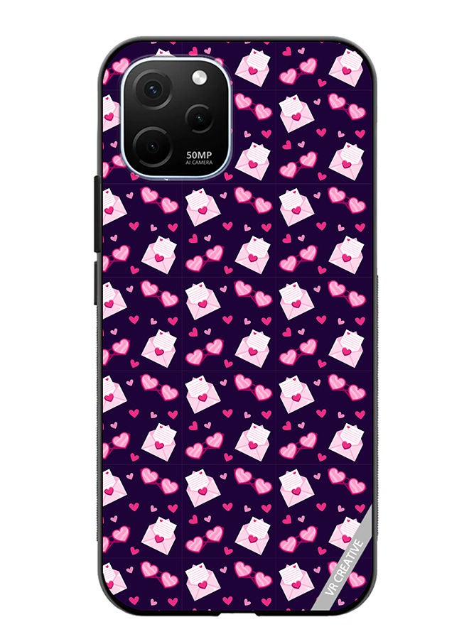 VR CREATIVE Protective Case Cover For Huawei Enjoy 50z Love Pattern Design Multicolour - Image 1
