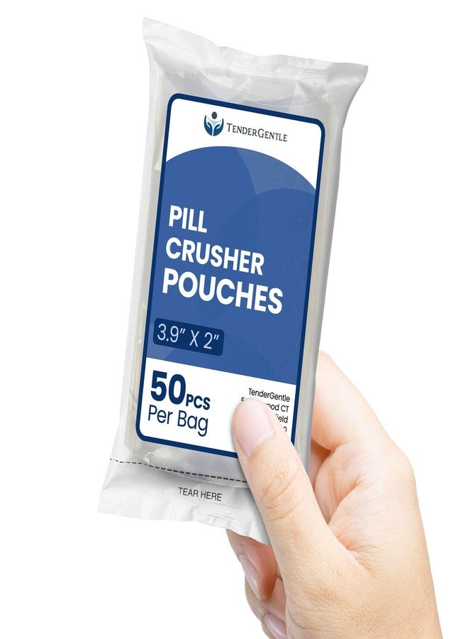 TenderGentle Pill Crusher Pouches - 50 Pack - Pill Crusher Pouches for Home Use, Hospitals, and Nursing Homes - Image 1