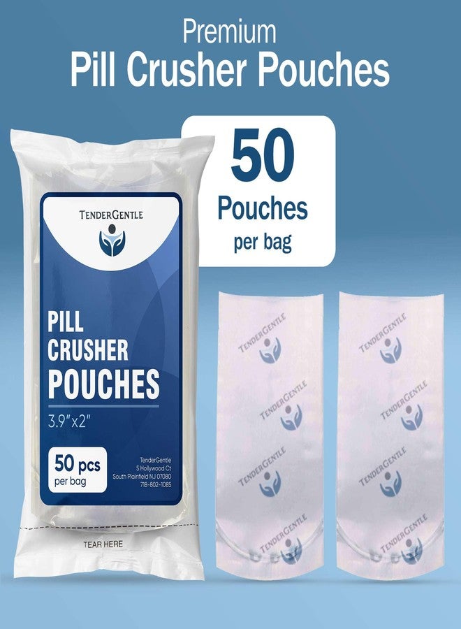TenderGentle Pill Crusher Pouches - 50 Pack - Pill Crusher Pouches for Home Use, Hospitals, and Nursing Homes - Image 2