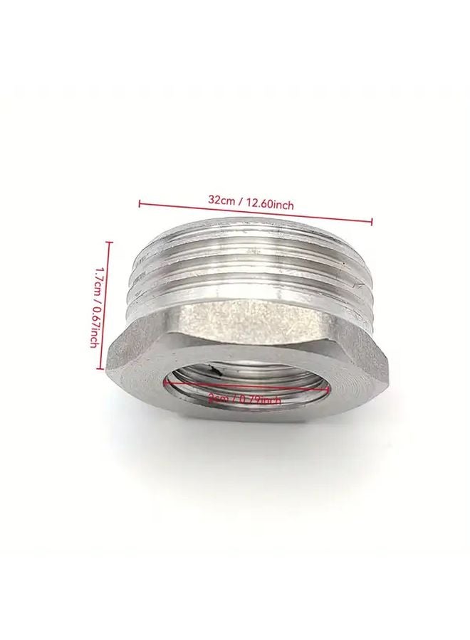 Hexagonal Stainless Steel Reducer Fitting Type B 1 2 3 8 1 2 3 4 1 2 1 3 4 1 Inch Universal Thread Standard - Image 5