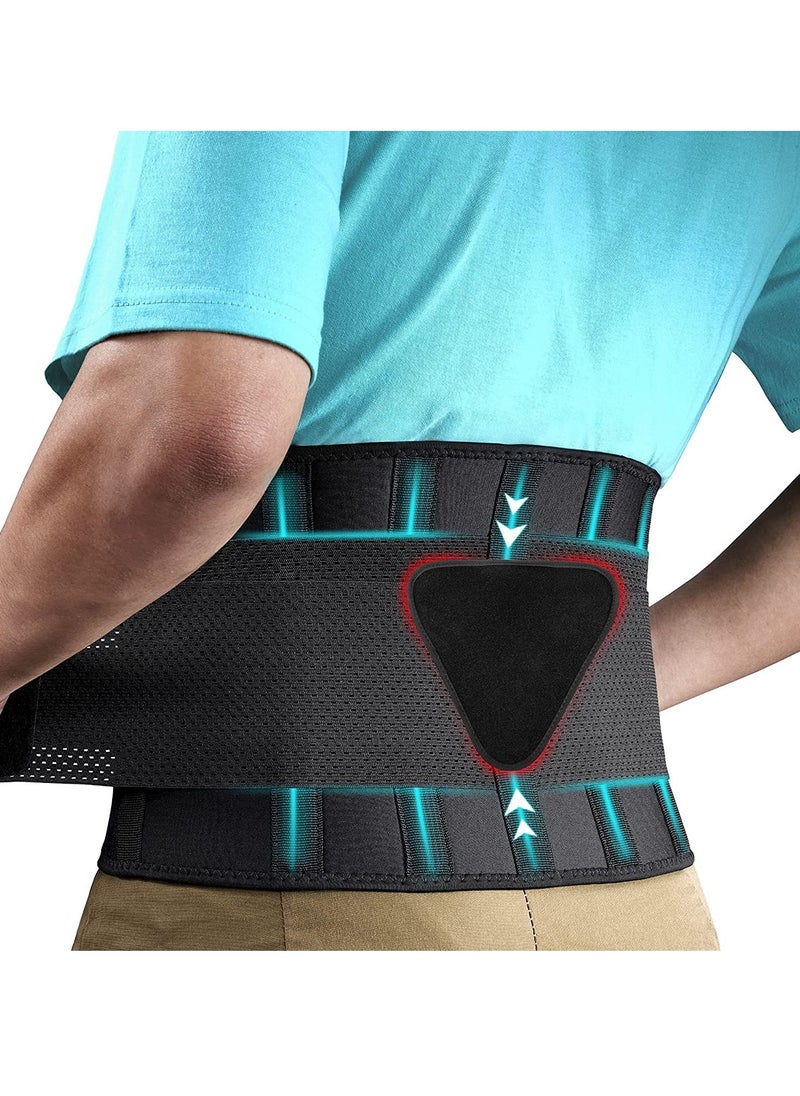 Cool Baby COOLBABY Waist Support Belt Suitable For Men And Women Back Support Belt Breathable Lumbar Support Belt Lumbar Cushion Relieve Low Back Pain Relieve Herniated Disc Sciatica Scoliosis XL Size  - Image 1