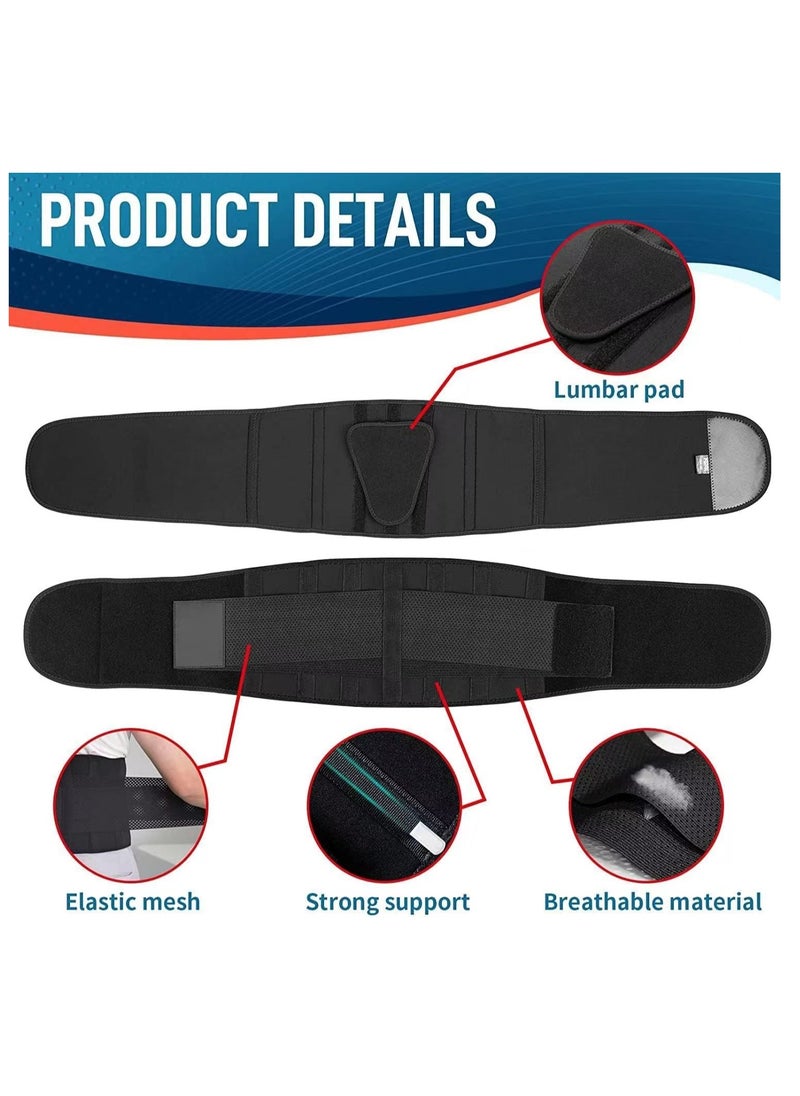 Cool Baby COOLBABY Waist Support Belt Suitable For Men And Women Back Support Belt Breathable Lumbar Support Belt Lumbar Cushion Relieve Low Back Pain Relieve Herniated Disc Sciatica Scoliosis XL Size  - Image 5