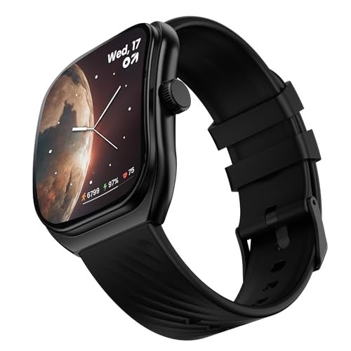 GOBOULT Trail Pro Smartwatch 2.01'' 3D Curved Screen+AMOLED, BT Calling 5.3, 600 Nits Brightness, IP68, 250+ Watchfaces, 120+ Sports Modes, AI Voice Assistant, SpO2 Tracking (Black) - Image 1