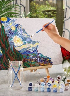 STRATEG LifeFull DIY Paint By Numbers For Adults Kids Acrylic Wall Art For Home Office Calming Relaxation Color By Number Activity Kit Paint by Numbers Canvas For Beginners  - Image 5