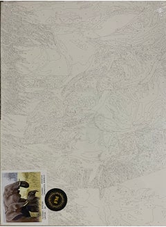 STRATEG LifeFull DIY Paint By Numbers For Adults Kids Acrylic Wall Art For Home Office Calming Relaxation Color By Number Activity Kit Paint by Numbers Canvas For Beginners  - Image 2