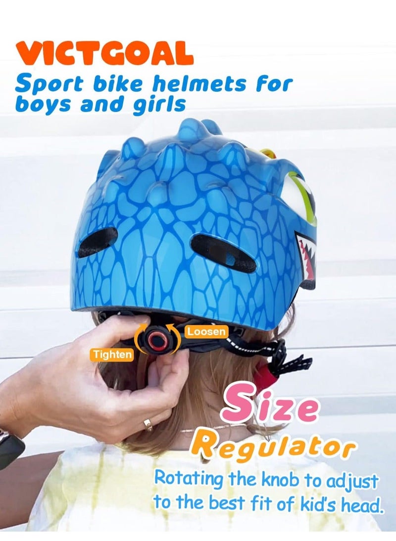 Toddler Helmet Kids Bike Helmet Lightweight 3D Children Multi-Sport Bicycle Helmet for Boys and Girls, for Multi-Sport Scooter Cycling Skating  Age 3-8  - Image 3