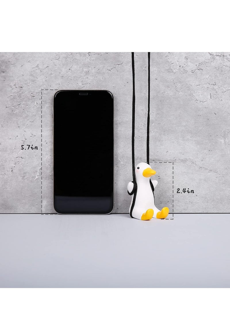 Car Decoration Super Cute Swinging Duck Car Mirror Hanging Ornament Car Interior Accessories - Image 3