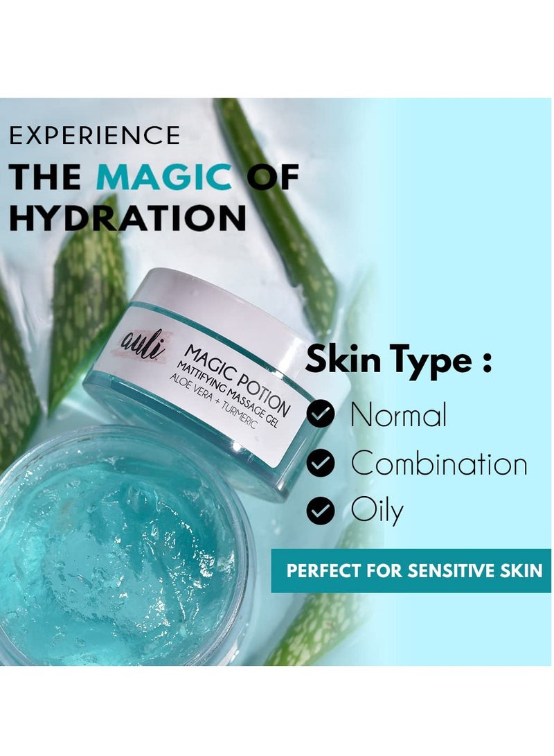 AULI LIFESTYLE Auli Magic Potion Non Sticky Oil Control Aloe Vera Gel 60GM - Image 4