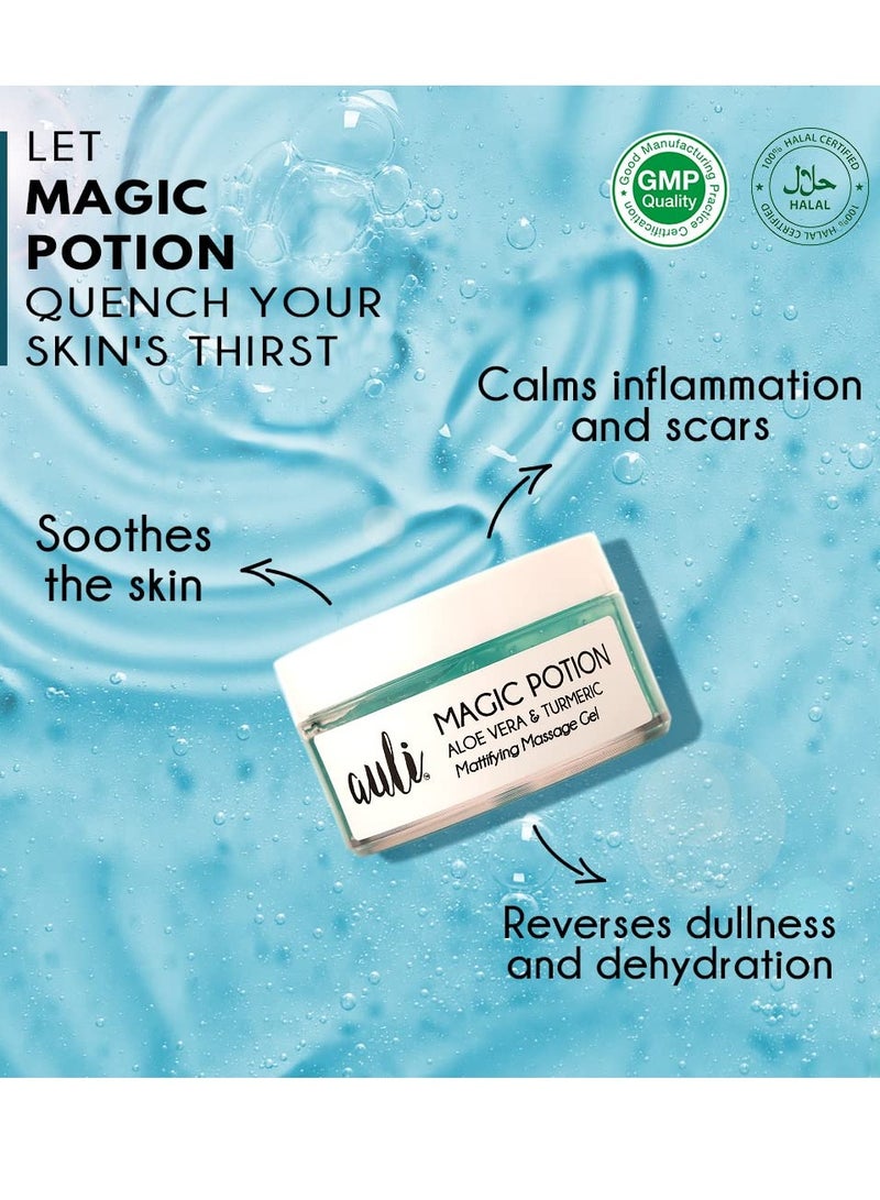 AULI LIFESTYLE Auli Magic Potion Non Sticky Oil Control Aloe Vera Gel 60GM - Image 3