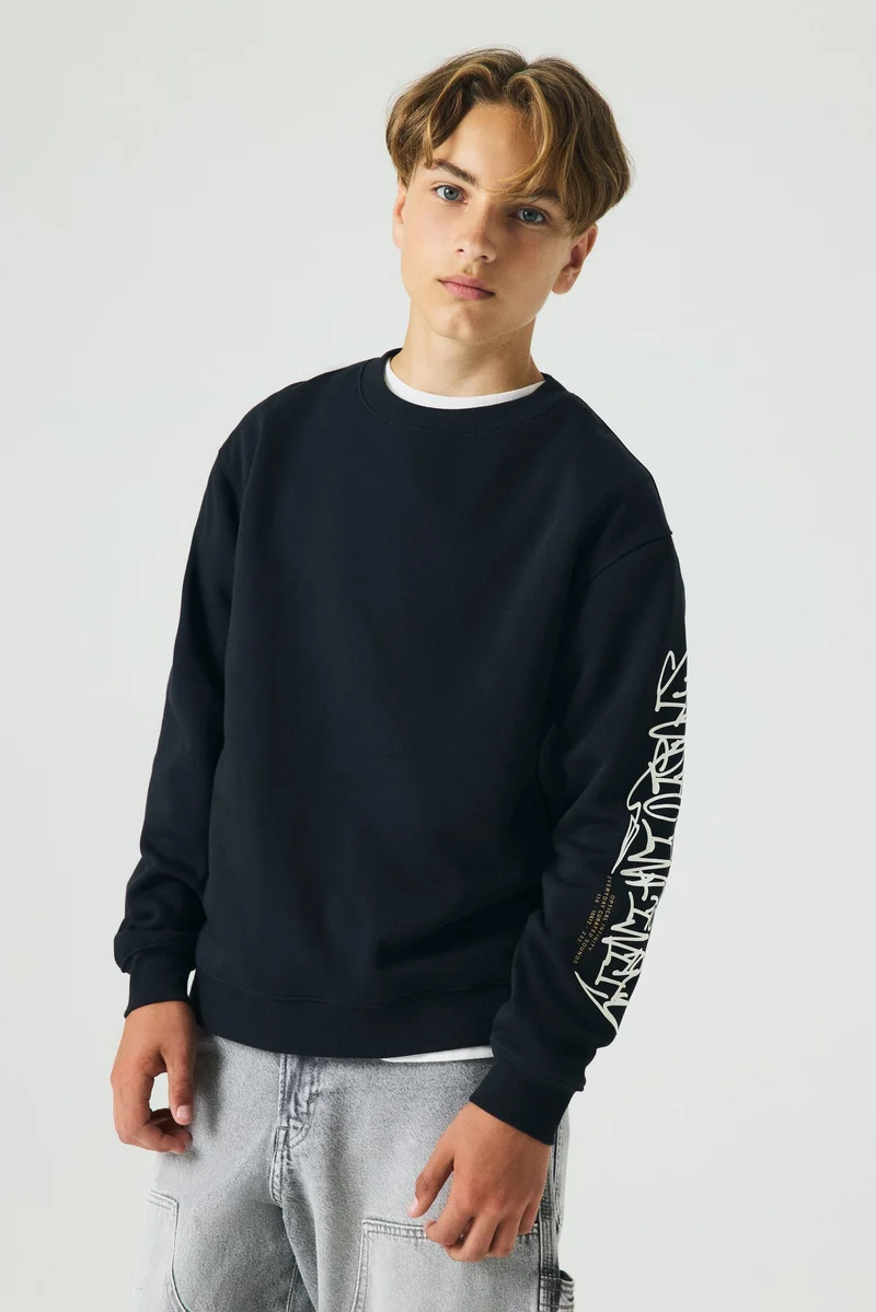 H&M Print-motif sweatshirt