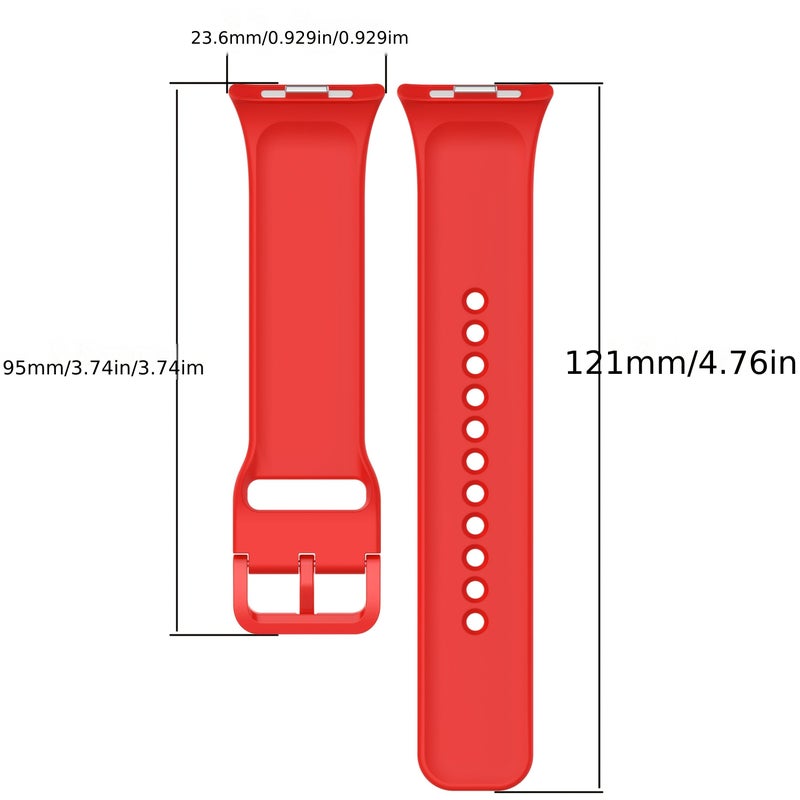 Gray Green 2 Pack Sport Replacement Strap For Xiaomi Redmi Watch 5 Band 8 Pro Band 9 Pro Comfortable Skin Friendly Neutral - Image 2