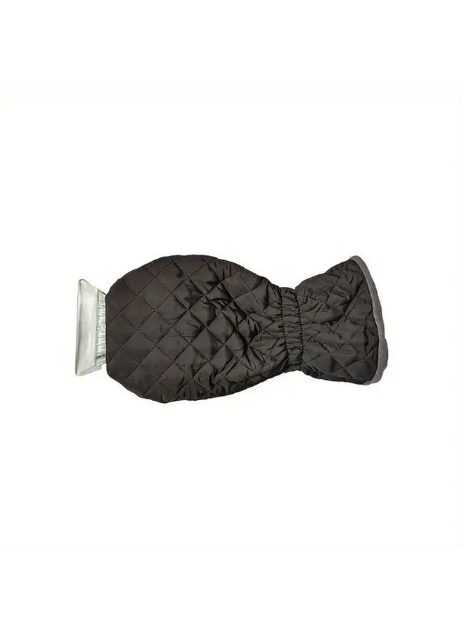 مجرفة ثلج متعددة الاستخدامات للسيارة في الشتاء، مكشطة الجليد الأسود، فرشاة الثلج، قفازات إزالة الجليد - Image 1