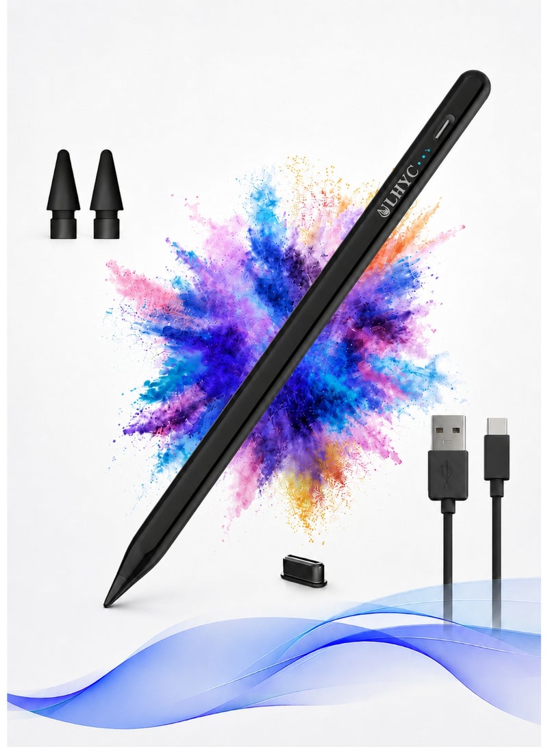 يو إل اتش واي سي قلم ستايلس لجهاز iPad Palm Rejection Active Pencil متوافق (2018-2022) Apple iPad Pro 11/12.9 بوصة، iPad 10/9/8/7/6th Generation iPad Air 5/4/ الجيل الثالث iPad Mini الجيل السادس/الخامس - Image 1
